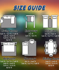 Size guide for Construction Vehicle Rug 5x6 Foot Non Slip Low Pile Area Rug Machine Washable for different rooms