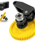 Helical Gear Upgrade Kit With DLC Nano Coated Hardened Steel Drive Gear And Handle Assembly for Bambu Labs X1C X1E printers