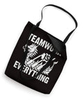 Teamwork Is Everything Tote Bag For Paddling Crew Fans Race Day Gear And Training Sessions Big Enough For Gear And Water Vibe Print