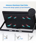 JUDYSSY Reflector Led Sporlight for Outdoor Projectors 220 with advanced aluminum heat sinks and honeycomb design.