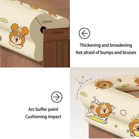 Thick Foam Anti Collision Corner Guard With Flexible Tear Resistant Padding For Tables And Edges Babyproofing Collision Pad Strong Adhesive