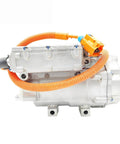 Rugged Electric AC Compressor Compatible With Byd Qin EV Cooling Pump BC28A 409V silver design with orange wiring.