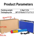 Heavy Duty Magnetic Induction Heater Bolt Remover With Zero Flame Fast Heat and High Speed Cooling Fan kit showing heater and rugged travel case.