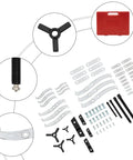 Gear Hub Pulley Puller Set With 2 And 3 Jaw Designs For Tight Spaces Includes 3 Inch 4 Inch 6 Inch 8 Inch Pullers and toolbox