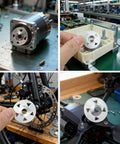 Ranstac foam board fasteners and stainless steel washers for insulation board installation; discs with triangular cutouts
