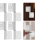 Heavy Duty Removable Flag Door Hinges For Cabinets Weld On Metal Cabinet Hinges On Wood and White Doors