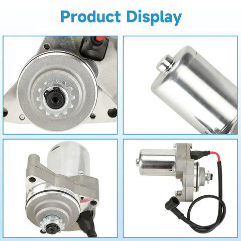 Beefed Up 3 Bolt ATV Starter Motor Kit For 50cc To 125cc Chinese 4 Stroke Quad Go Kart And Dirt Bike components display