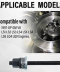 LS Harmonic Balancer Installation Tool With Bearing For GM V8 LS Engines 1997 And Up Crank Pulley Installer mechanism close-up