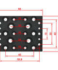 Height Adjuster For Laser Engravers And CNC Lasers With Quick Z Axis Lift Focus Bracket, 94mm Range, mounting plate dimensions