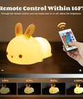 Remote control adjusting Kitty Night Light USB Rechargeable With Touch Sensor And Remote Control 16 Color Multicolor Kitty Light