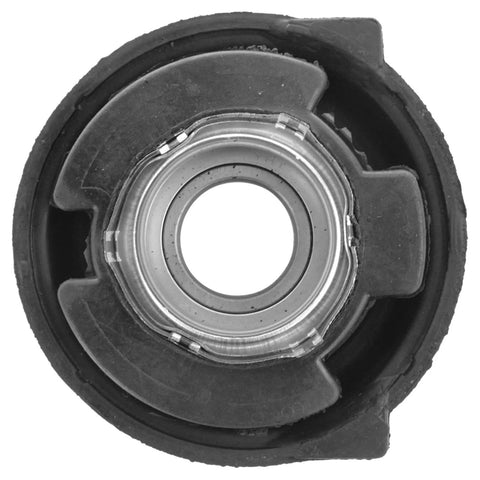 Front view of Rear Driveshaft Center Support Bearing For Nissan D21 Hardbody 4WD 1986 To 1994, Pathfinder 4WD 1989 To 1997, durable rubber seal