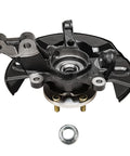 Front Steering Knuckles 2-Pack With Wheel Bearing Hubs Assembly For 2003-2008 Toyota Corolla Replacement Kit OEM Grade Drop-In Fit