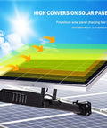 JUDYSSY Patio Lightingsolar Flood Lights Outdoor, Solar Wall Lights W/Remote Control & Ip66 Waterproof, Led Solar Outdoor Street Lights Lamp for Yard Garden Path Parkin, polysilicon solar panel design with high conversion rates.