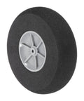 RC Airplane Foam Wheel Replacement 4.13 Inch Outer Diameter 1.18 Inch Thick Sponge Wheel For DIY RC Model Planes Indoor Park Flyers
