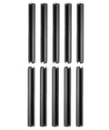 Pro Grade 6mm By 60mm Slotted Spring Pin Set 30 Pack 65Mn Steel Dowel Roll Pins shown upright in black finish