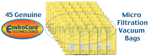 Replacement Multi Layer Micro Filtration Vacuum Bags For Kenmore Canister Type C Or Q And Panasonic Type C5 45 Pack Antibacterial shown
