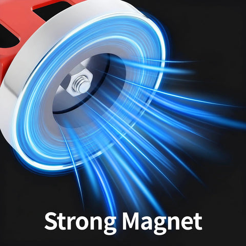 TIG welding torch holder by Themethla, red with strong magnet base