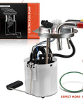 Bolt On Replacement Electric Fuel Pump Module Assembly With Built In Pressure Sensor To Fix Fuel Starvation Fast And Keep Your Rig Running Smooth On 2008 2009 Models. Side view of fuel pump assembly with installation harness.