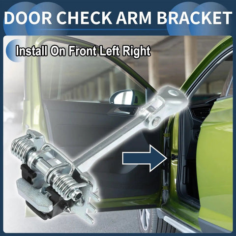 Door Check Strap For Scudo II Van, Multi Level Door Limiter, Adjustable Opening Angle, dampened soft close, installed on car door