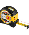 2 In 1 Laser Tape Measure With Auto Lock Magnetic Hook, 135 Ft Laser Range And 16 Ft Manual Tape, Pythagorean Area And Volume Calculations, Ft And In Plus Metric Units, Non Digital Handy Measuring Tool For Quick Precise Measurements, black and yellow