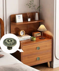 Antique Bronze Flower Drawer Knobs 12 Pack Vintage Sunburst Cabinet Pulls With Screws for dressers in modern bedroom decor.