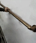 Heavy Duty Wall Mounted Grab Bar And Non Slip Handrail For Indoor Outdoor Steps And Baths, 19 Foot Safety Railing with hand gripping rust-proof iron.