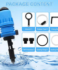 0.4 To 4 Percent Adjustable Fertilizer Injector For Drip Irrigation And Automatic Liquid Dosing Pump, package contents