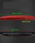 Renault Clio High Level 3Rd Brake Light LED Stop Lamp Smoke Lens dimensions view