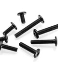 Heavy Duty M6 x 35mm Flat Head Hex Socket Cap Screws Bolts Set In 304 Stainless Steel Full Thread Black Oxide Includes Hex Spanner
