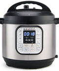 7 In 1 Electric Pressure Cooker With App For Recipe Library, Slow Cook, Saute, Steam, Rice, Yogurt And Keep Warm, 13 One Touch Smart Programs, Stainless Steel 6 Quart, Safe Steam Release For Fast Easy Weeknight Meals on kitchen counter