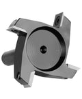 Pro Grade Spoilboard Surfacing Router Bit With Half Inch Shank And Two And A Half Inch Diameter, Four Wing Planer Built For Wood Slab Flattening.
