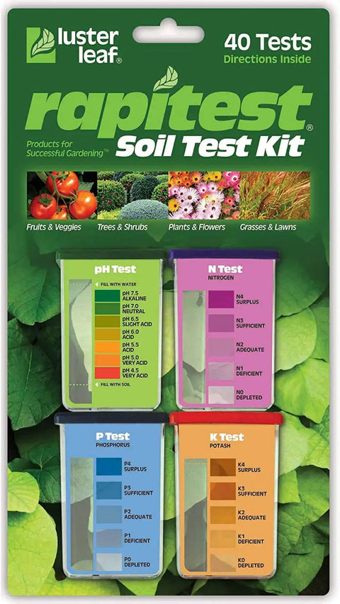 DIY Home Soil Test Kit For N P K And pH With 40 Tests Quick Results For Garden Soil Analysis Easy To Use Kit packaging