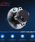Rear Wheel Bearing And Hub Assembly 5 Lug With ABS Replacement For Mazda 3 2004 2013 Mazda 3 Sport 2009 2013 And Mazda 5 2006 2017 Rear Left Right 4 Wheel ABS