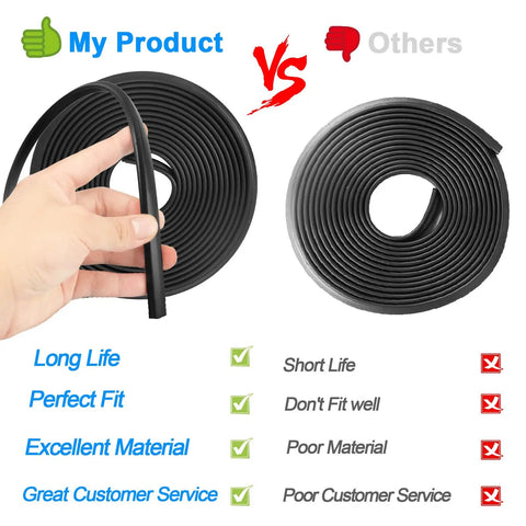 Comparison of Vinyl Strip Replacement 10512 10 Foot 6 Inch For PRO 14 And 19 Siding Brake vs other brand rolls