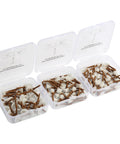 40 Pack Dental Polishing Discs One Step Pre Polishing Finishing Kit P7 1.0 in open plastic containers for composite restorations