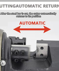 Detail of Heavy Duty Portable Electric Hydraulic Rebar Cutter for Fast Cuts 4 To 25mm Steel Bars with automatic return feature.