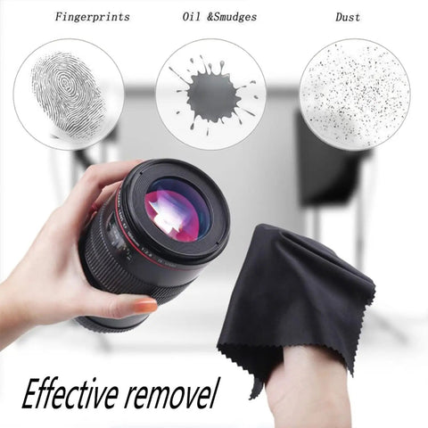15 Pack Microfiber Glasses Cleaning Cloths For Eyewear Phones Watches And Delicate Screens Soft Lint Free Wipes That Dry Fast