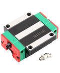 HGW25 Square Linear Guide Rail Kit 400mm With Four Flange Carriage Blocks For 3D Printers And DIY Projects, close-up of block.