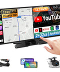 11.5 Inch Wireless CarPlay Screen For Cars Ultra Wide 1920x720 HD Display with apps and backup camera