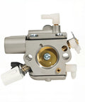Carburetor Tune Up Kit For MS251 Ready To Go MS251C MS231 MS231C Zama C1Q-S295 C1Q-S296 C1Q-S233 Walbro WT Primer Bulb EZ Starter Version Chainsaw Parts Rebuild Kit, front view of carburetor component
