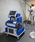 Heavy Duty Polyurea Coating Spray Machine For Waterproofing Jobs being used indoors, showcasing its advanced features and control panel.