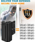 Heavy Front Door Lock For Kids Safety And Home Security Reinforcement With Four Long Screws Built To Handle Eight Hundred Pounds, showcasing a robust design.