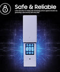 Universal Garage Door Opener Keypad With Wireless Keyless Entry For Outside Use with illuminated buttons and secure code technology