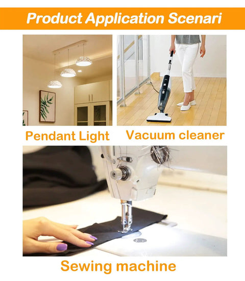 LED Dope Sewing Machine Light Bulb BA15D Bayonet Base 110 130V T3 T4 C7 S6 4W Daylight 6000K Replaces 40W Halogen No Dimmer 2 Pack Energy Saving Low Heat Bright White in sewing machine, pendant light, and vacuum cleaner
