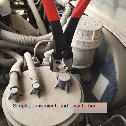 Rock Solid Car Hose Clamp Kit Pliers For AC Pipe And CV Boot Clips, Heavy Duty Spring Clamp Tools That Grip Water Repair Hoses Like A Boss Without Slipping Or Damaging Fuel Tubes on engine hose clamp