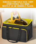 Heavy Duty Steam Cleaner Storage Tote With Flexible Slots For Holding Every Wand Filter And Spray Nozzle keeping your deep clean setup slick and fully loaded before you hit the road, featuring a portable design.
