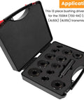 Open case of GM 700R4 4L60 4L60E 4L65E Bushing Driver Set 13 Piece Kit With Handle Pro Grade Transmission Seal Installer