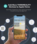 Smart Light Switch Starter Kit With Bridge No Wiring Needed displayed on smartphone controlling home devices