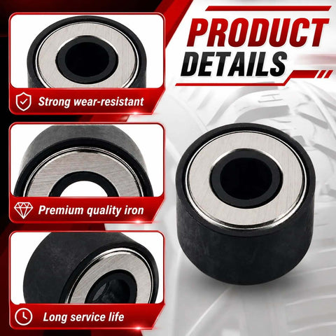 Heavy Duty Wheel Stud Installer Kit With 3 Type Hex Lug Nuts For Fast Car Repair OEM Standard Tool To Install New Auto Parts Safely Without Stripping Threads black steel