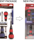 Ball Grip Screwdriver 4 Piece Set Built For Real World Tough Jobs Durable Comfort Grip Tools For Home Shop And Field Use With Reliable Magnetic Tips And Strong Alloy Blades shown in new and old packaging